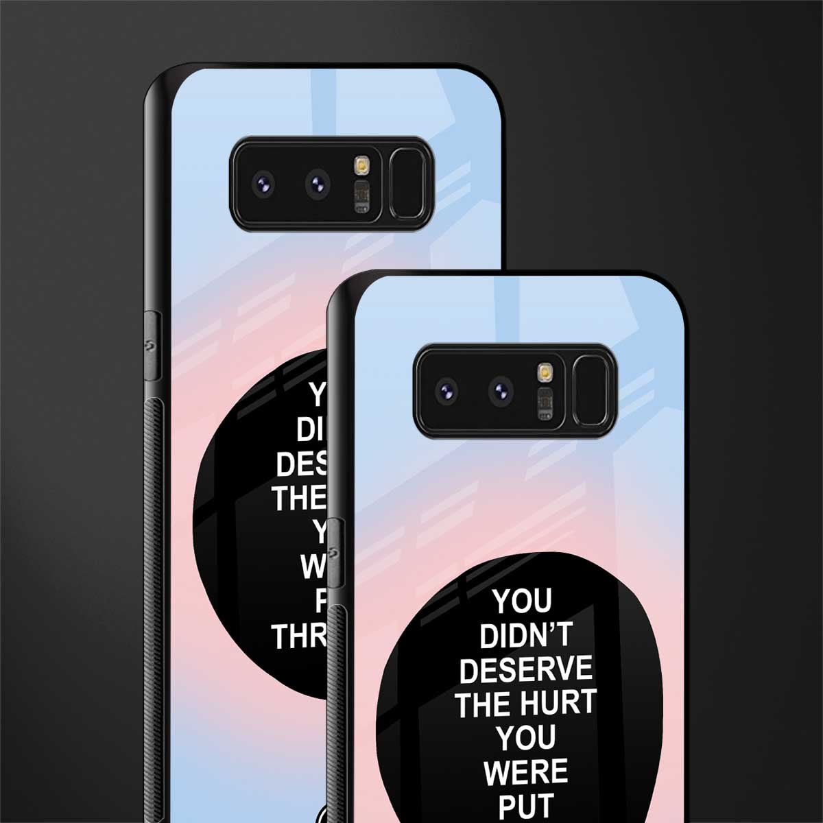 hurt glass case for samsung galaxy note 8 image-2