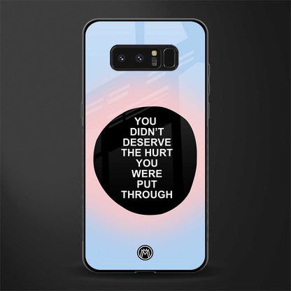 hurt glass case for samsung galaxy note 8 image