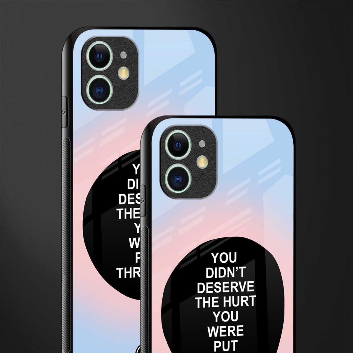 hurt glass case for iphone 11 image-2