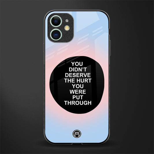 hurt glass case for iphone 11 image