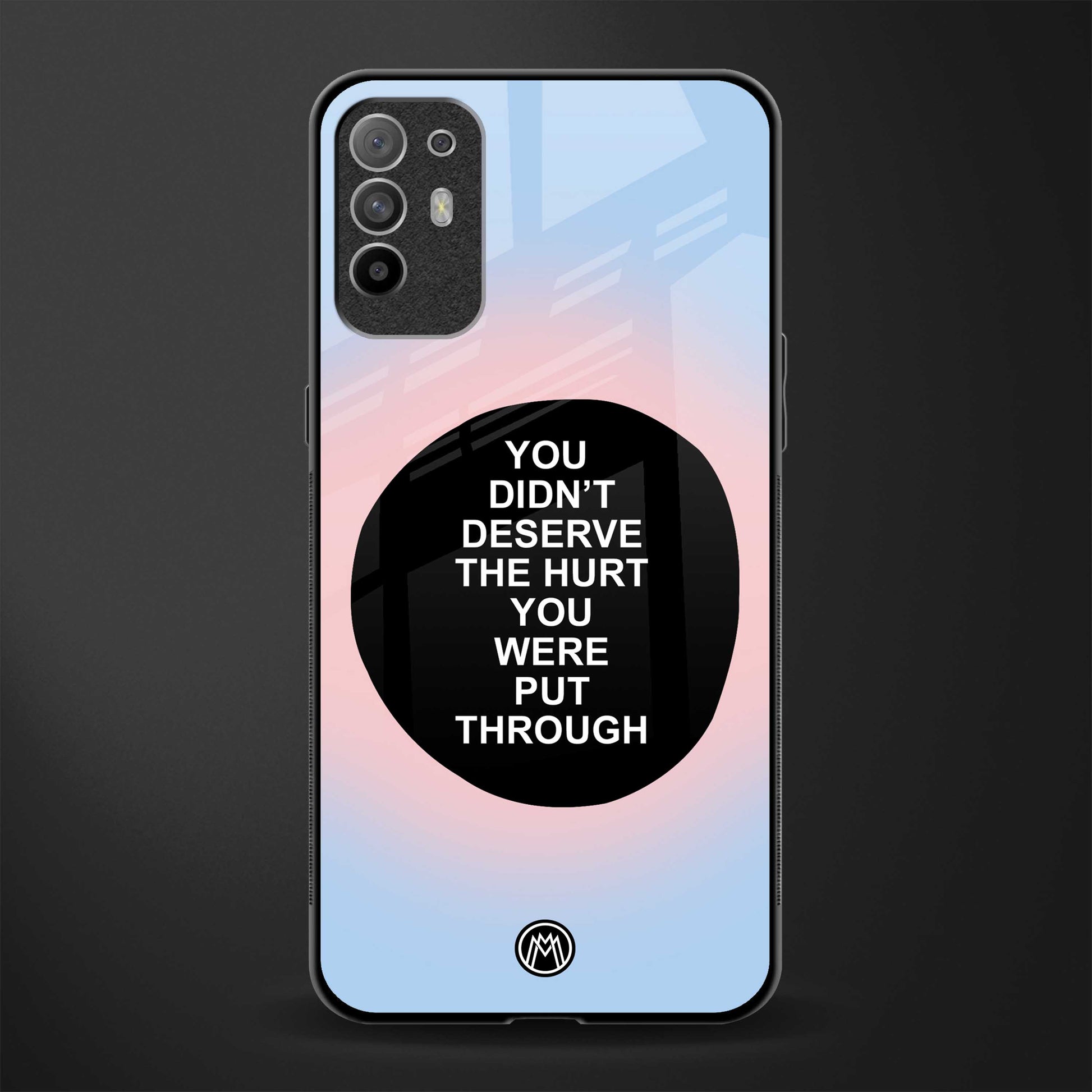 hurt glass case for oppo f19 pro plus image