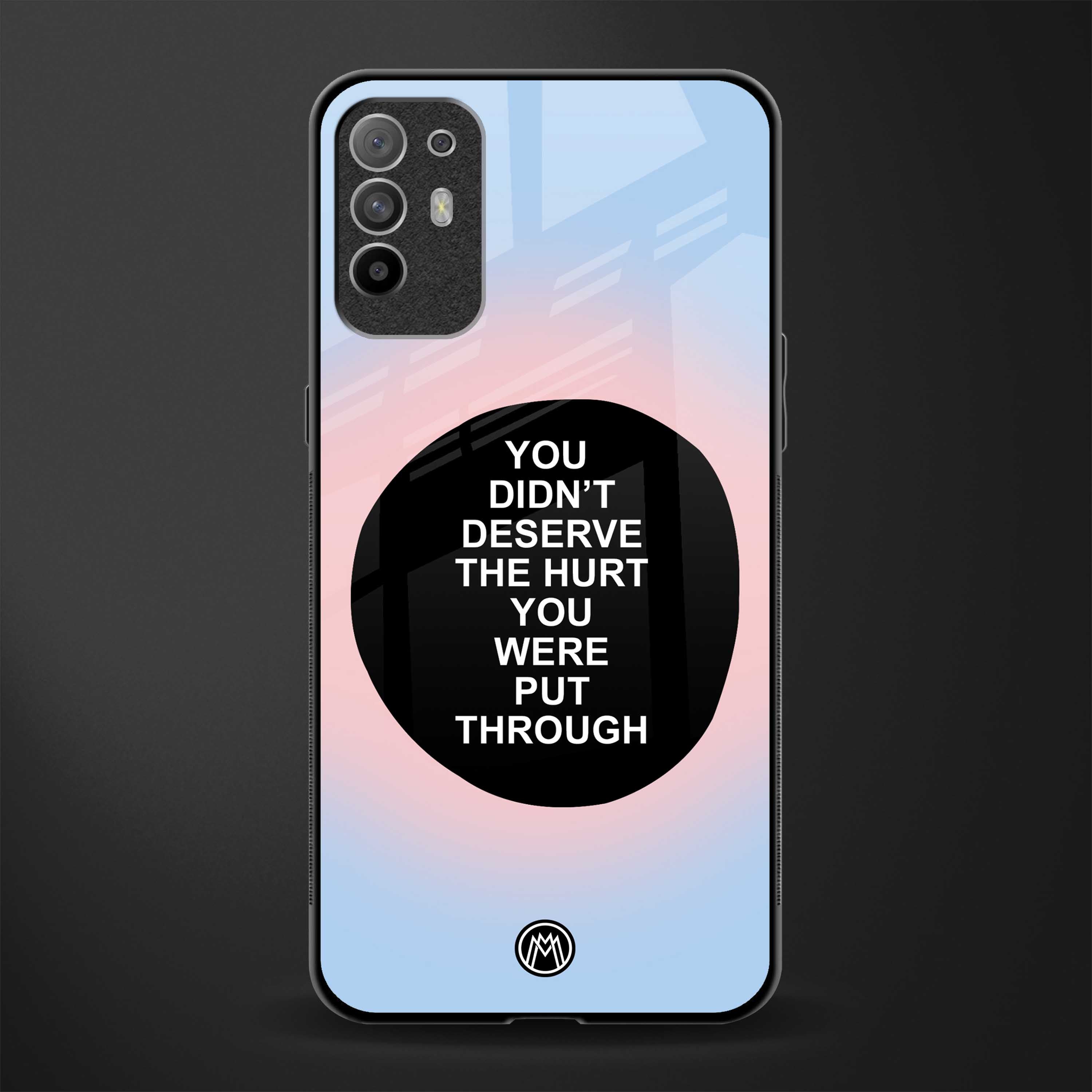 hurt glass case for oppo f19 pro plus image