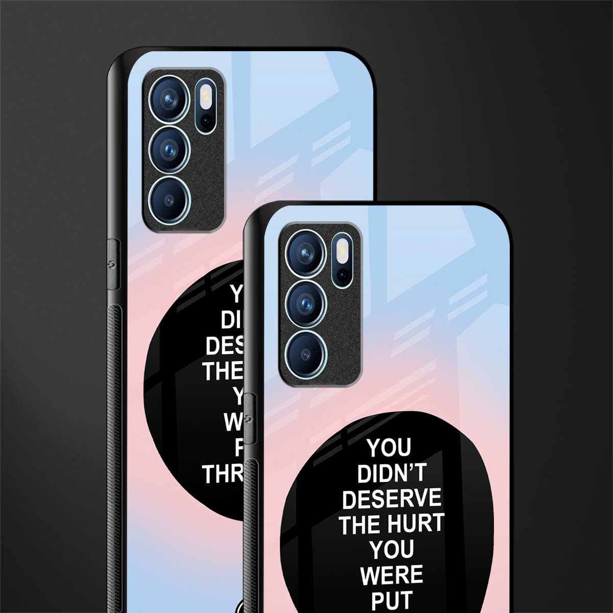 hurt glass case for oppo reno6 pro 5g image-2