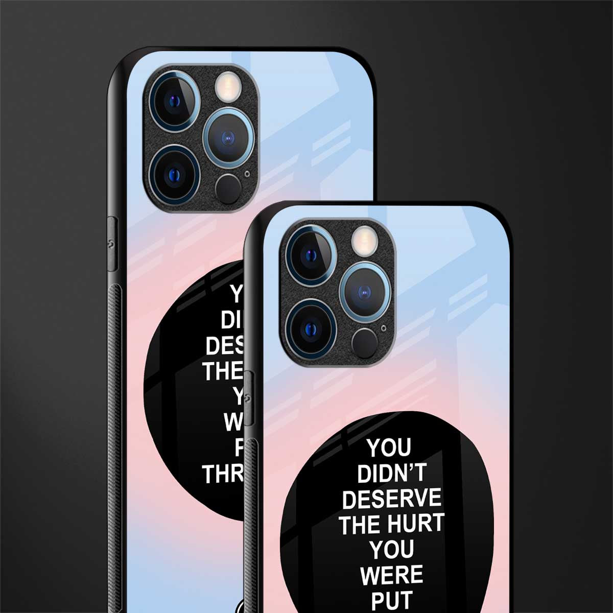 hurt glass case for iphone 12 pro image-2