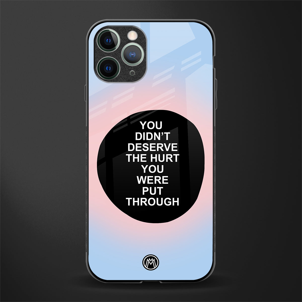 hurt glass case for iphone 11 pro max image