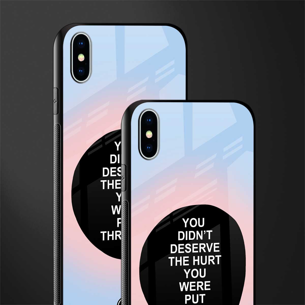 hurt glass case for iphone xs max image-2