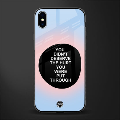 hurt glass case for iphone xs max image