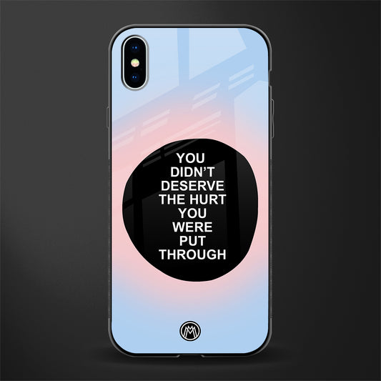 hurt glass case for iphone xs max image