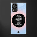 hurt back phone cover | glass case for samsung galaxy m33 5g