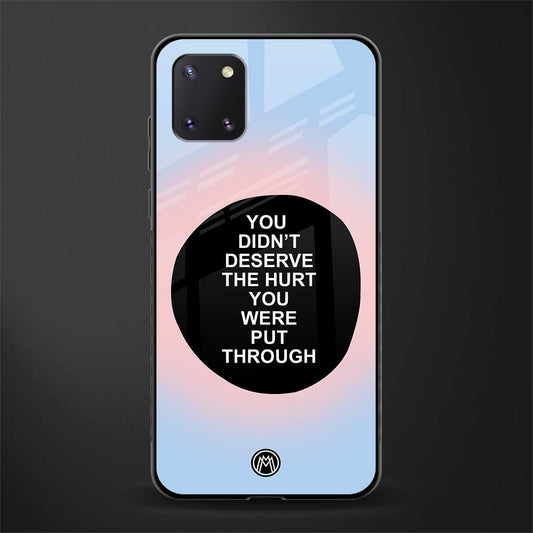hurt glass case for samsung a81 image