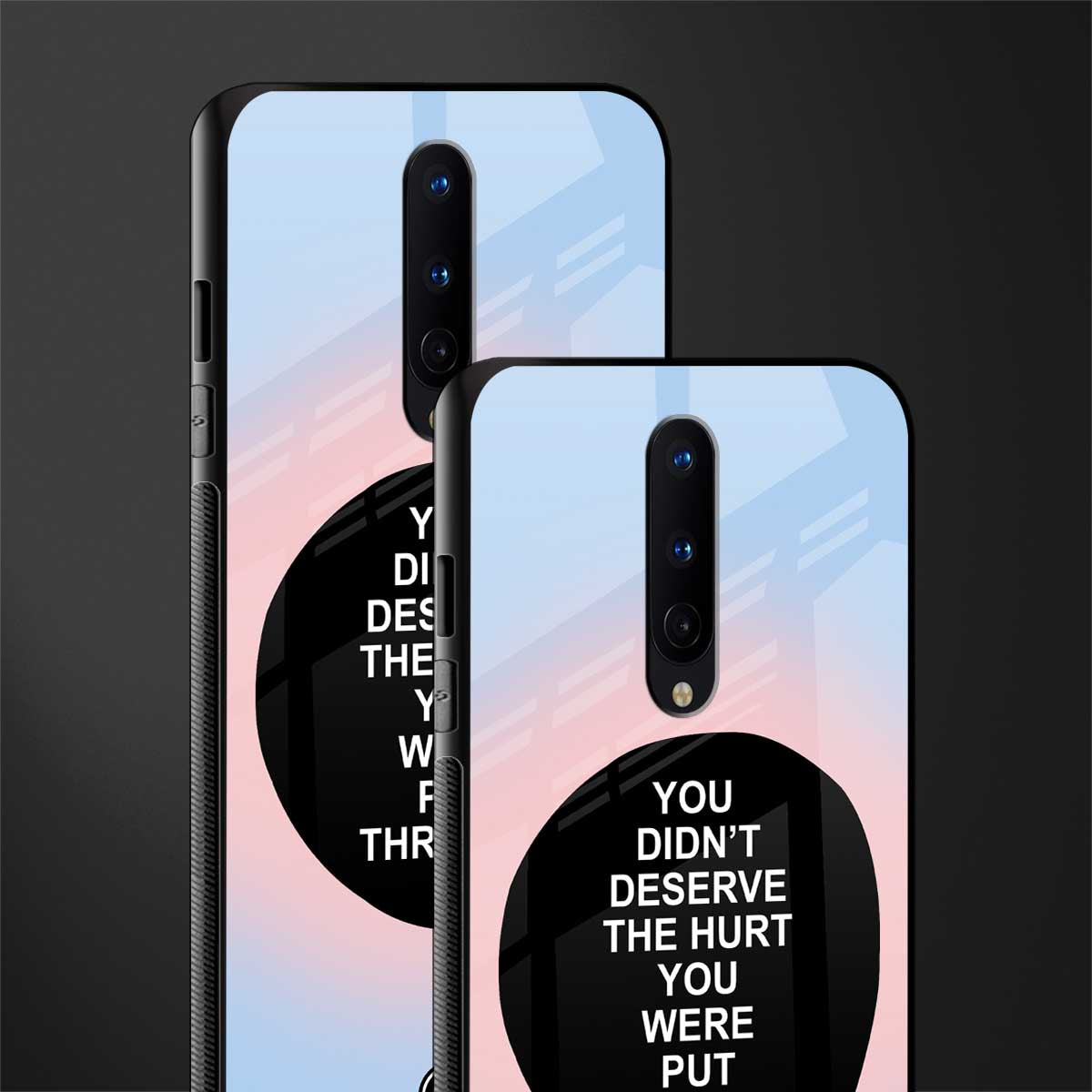 hurt glass case for oneplus 8 image-2