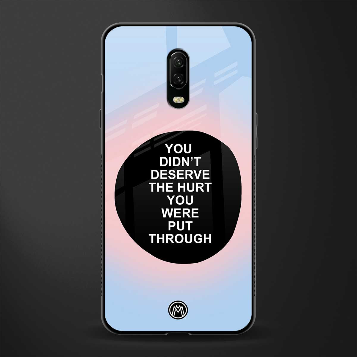 hurt glass case for oneplus 6t image