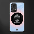 hurt back phone cover | glass case for samsung galaxy a33 5g
