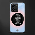 hurt back phone cover | glass case for vivo v25-5g