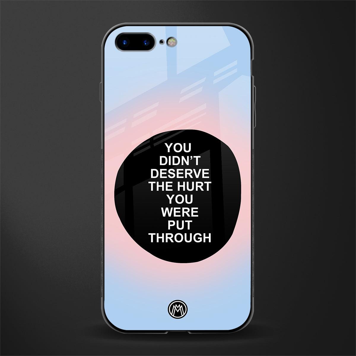 hurt glass case for iphone 8 plus image