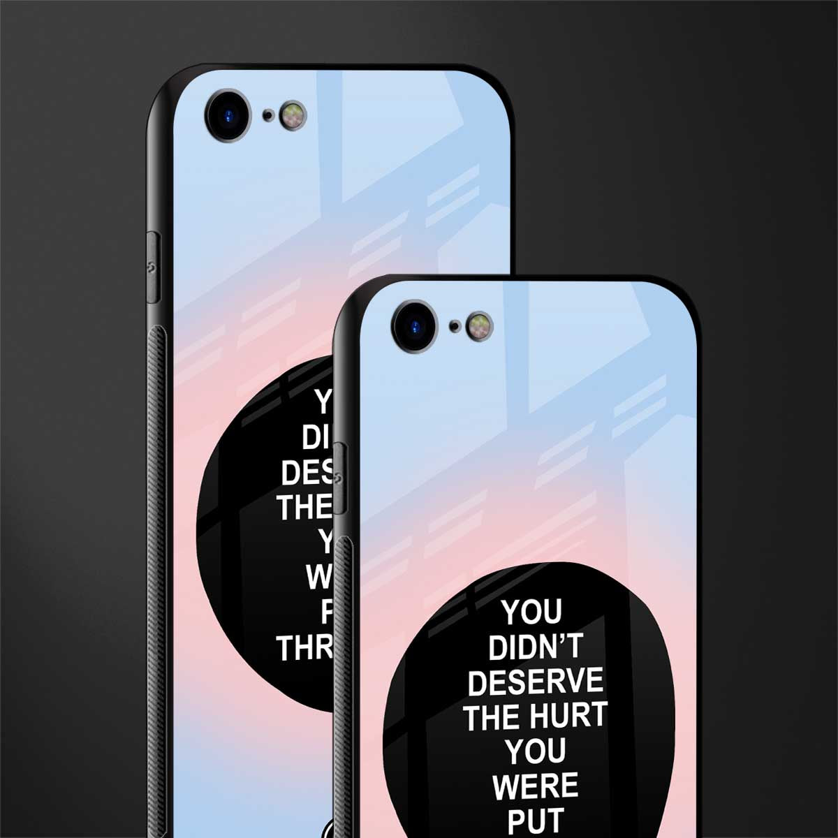 hurt glass case for iphone 8 image-2