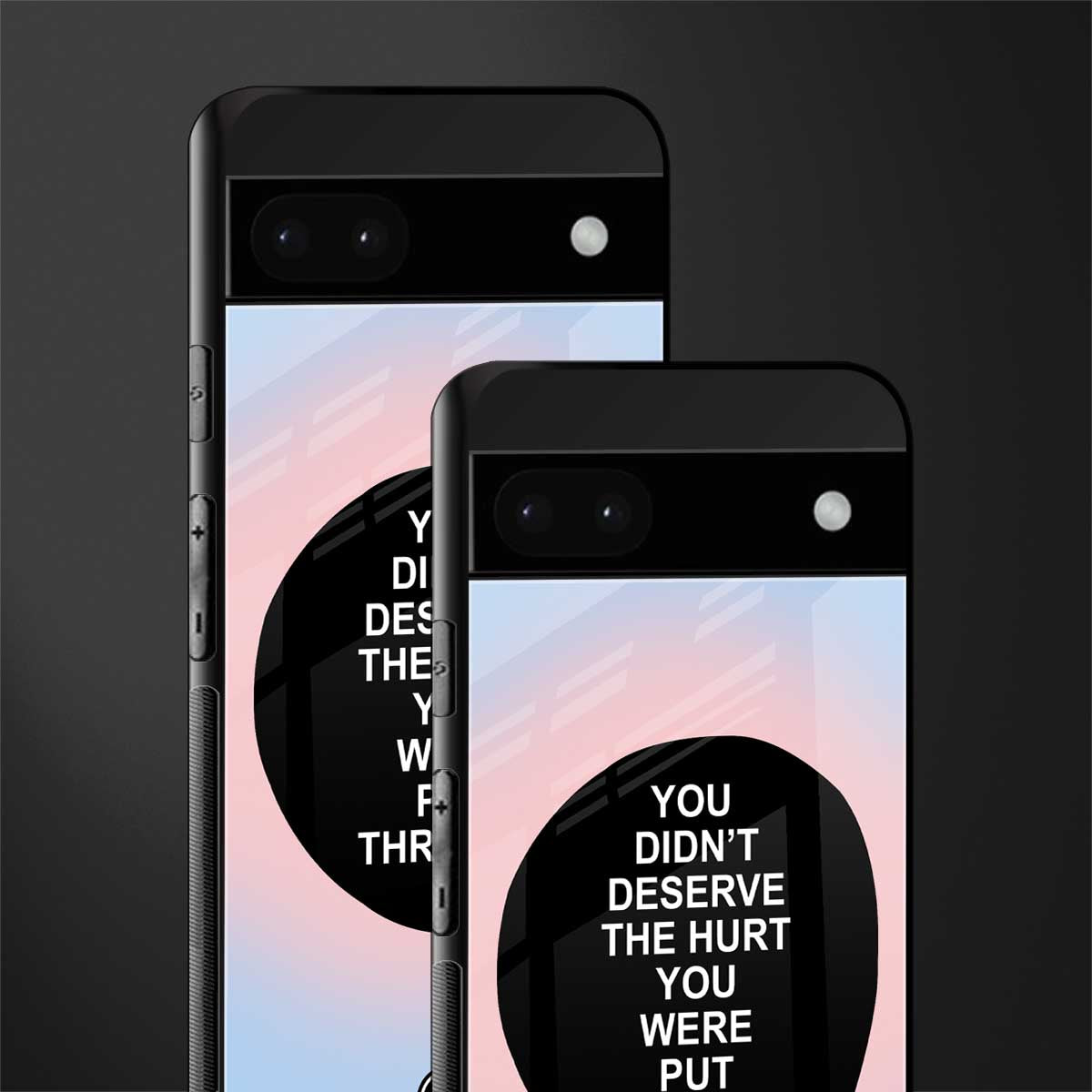 hurt back phone cover | glass case for google pixel 6a