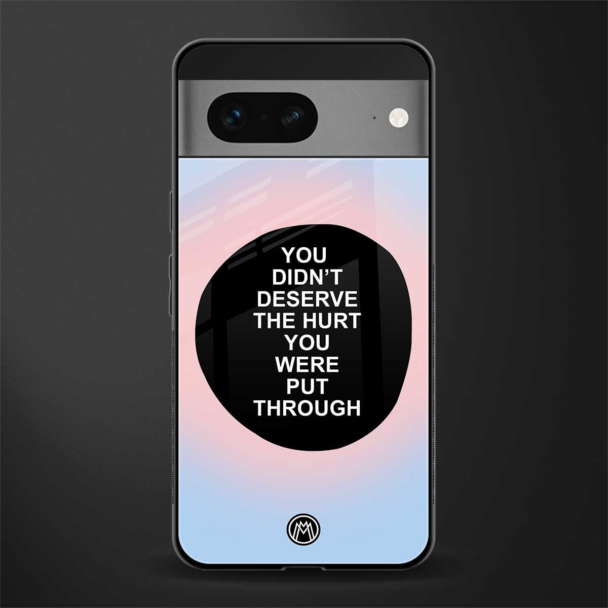 hurt back phone cover | glass case for google pixel 7