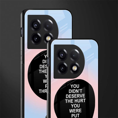 hurt back phone cover | glass case for oneplus 11