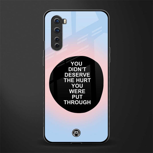 hurt glass case for oneplus nord ac2001 image