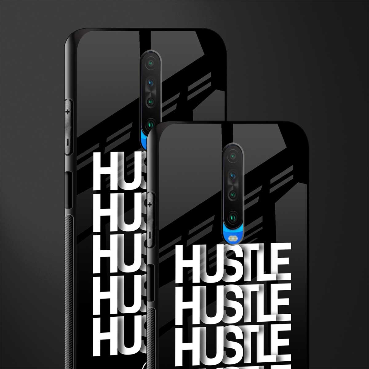 hustle glass case for poco x2 image-2