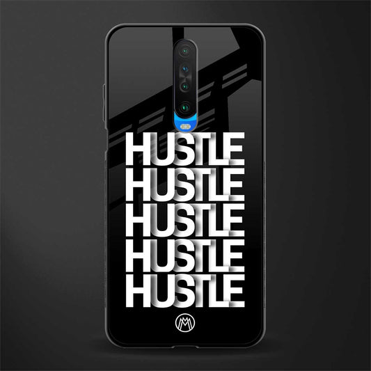 hustle glass case for poco x2 image