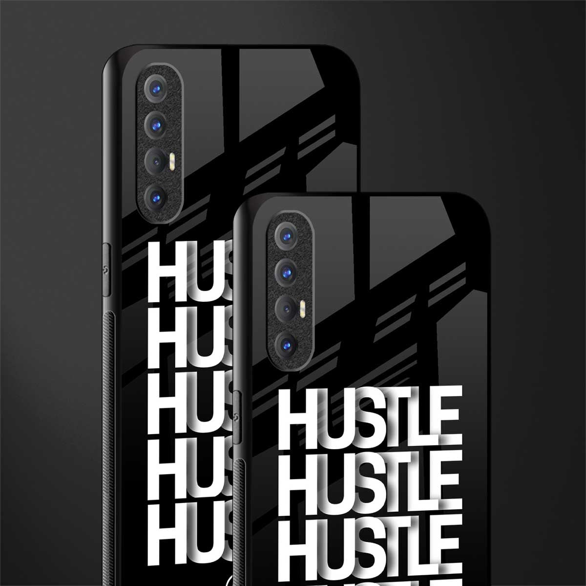 hustle glass case for oppo reno 3 pro image-2