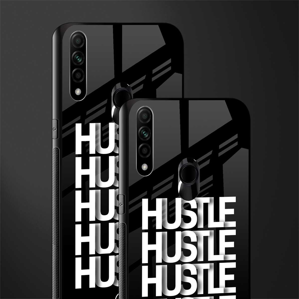 hustle glass case for oppo a31 image-2