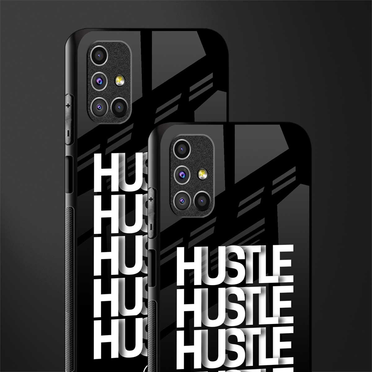 hustle glass case for samsung galaxy m51 image-2