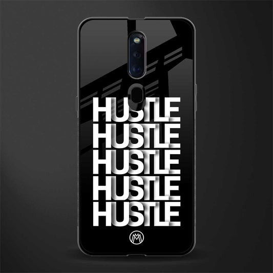 hustle glass case for oppo f11 pro image