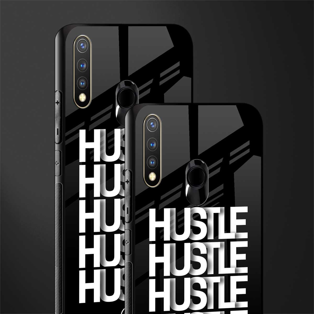 hustle glass case for vivo u20 image-2