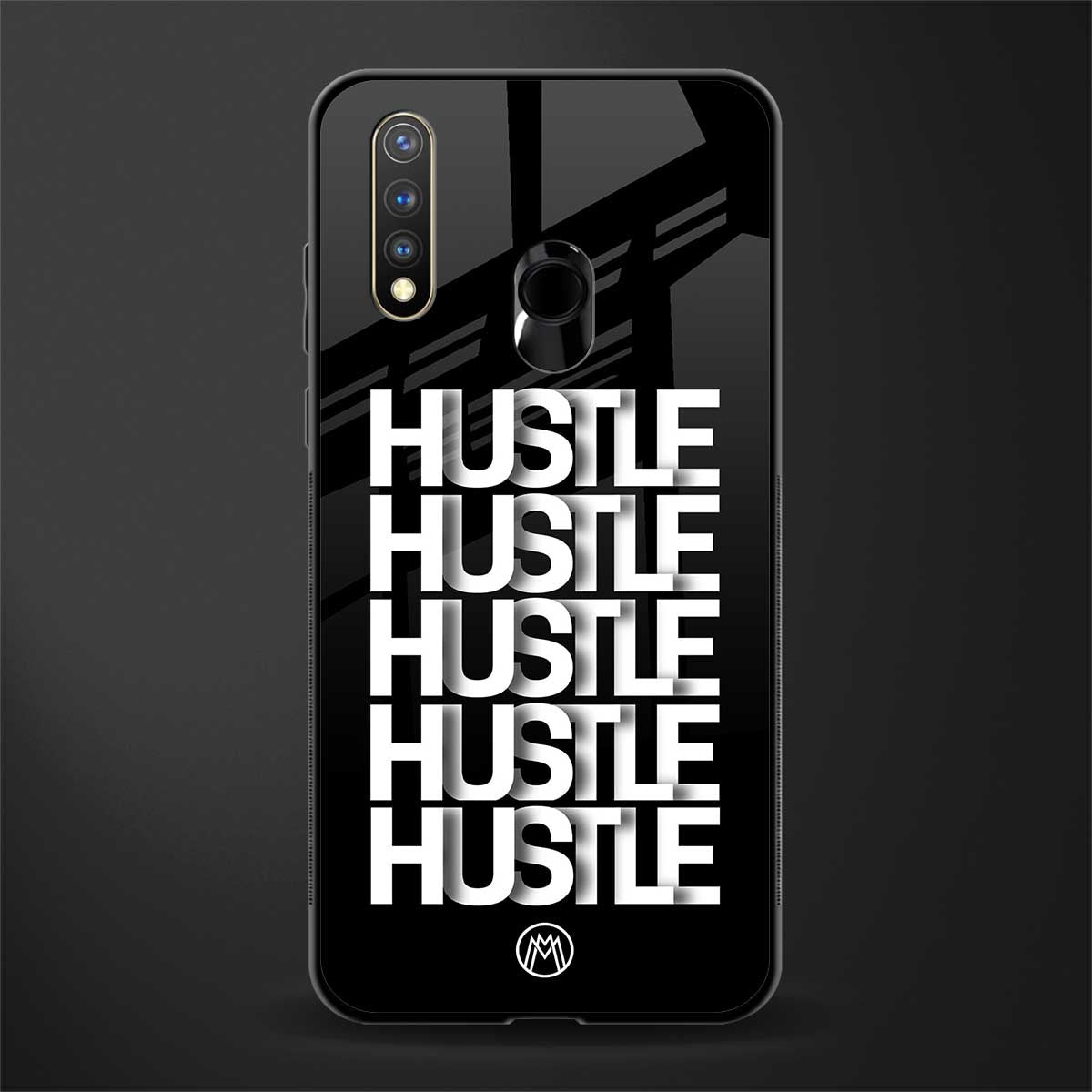 hustle glass case for vivo u20 image