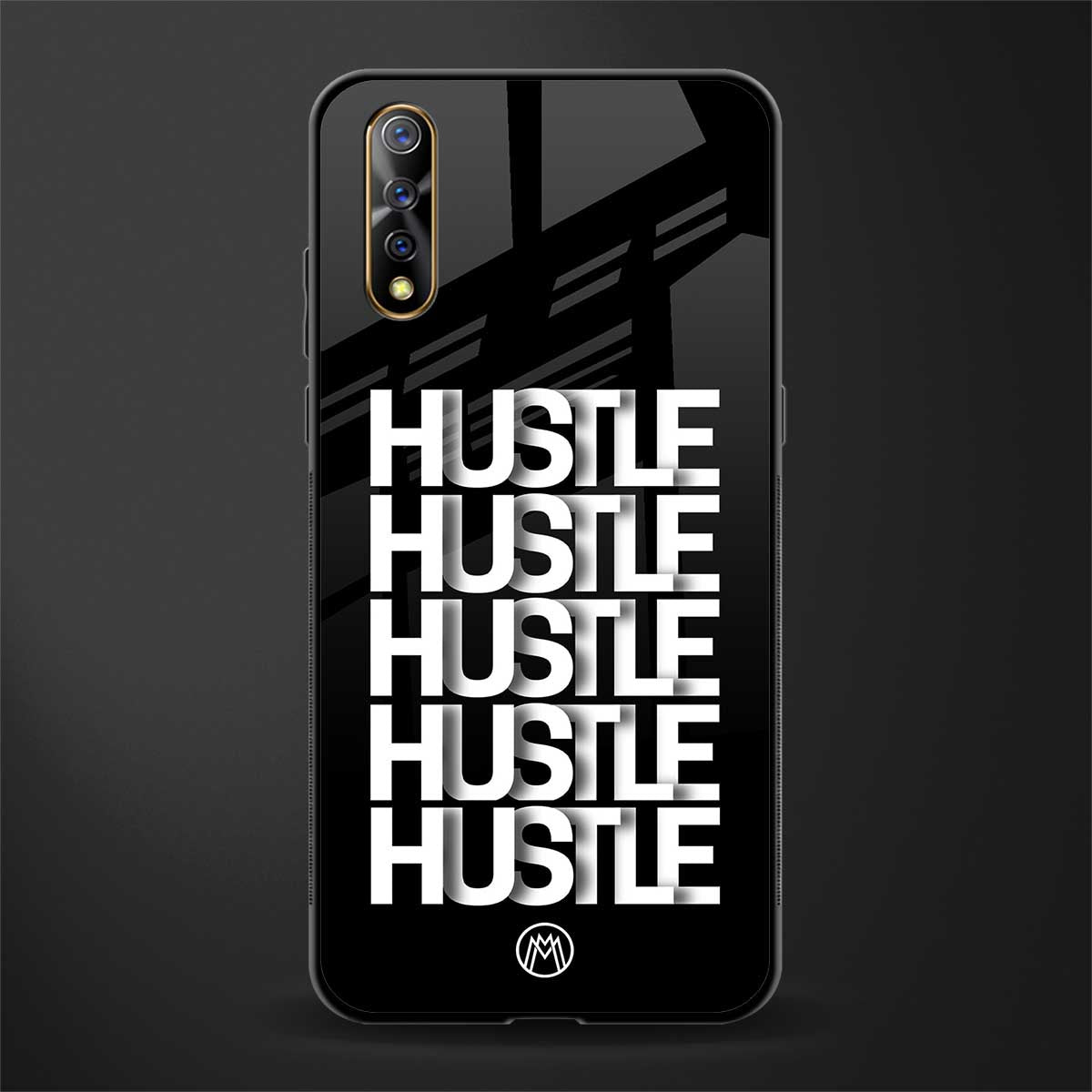 hustle glass case for vivo s1 image