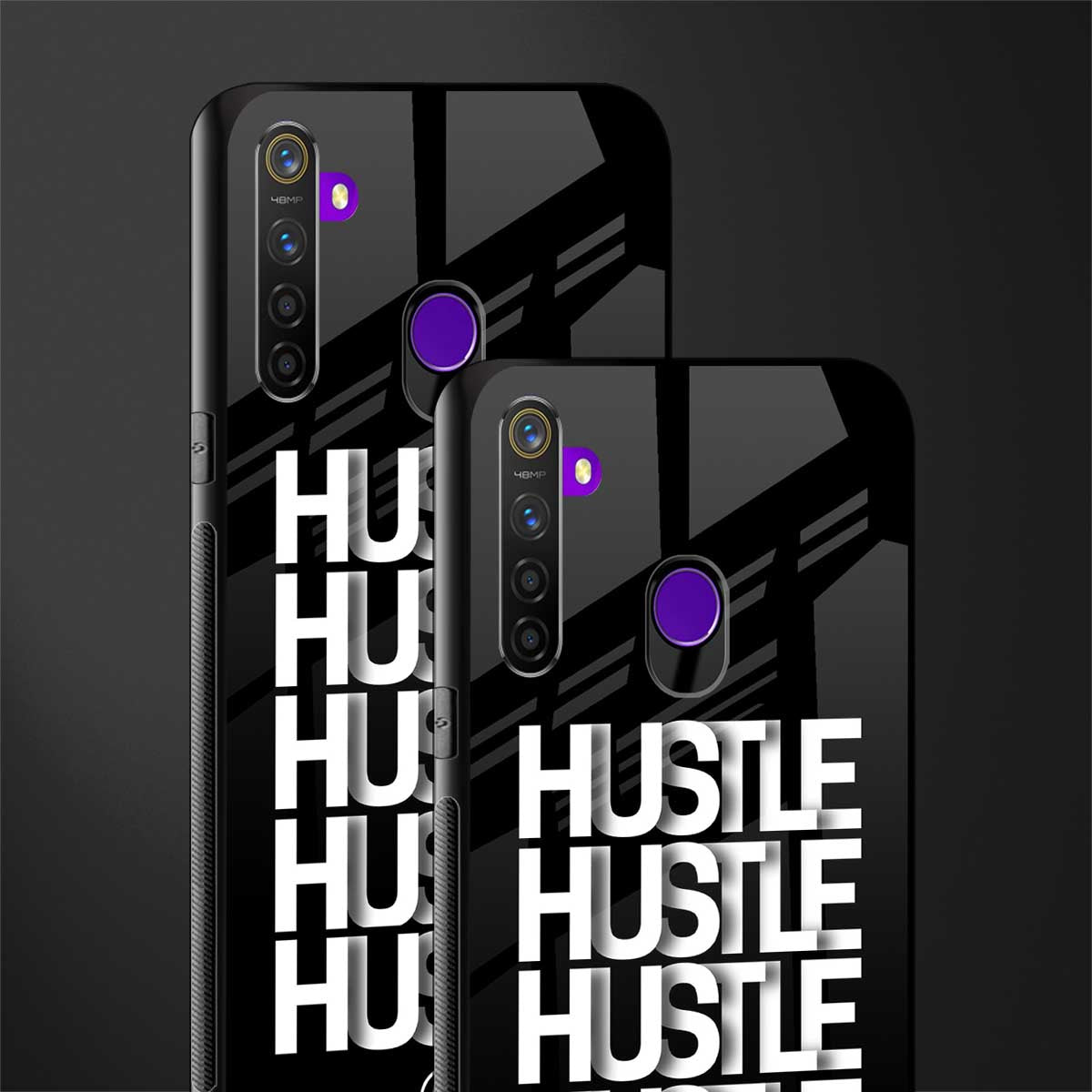 hustle glass case for realme 5 pro image-2