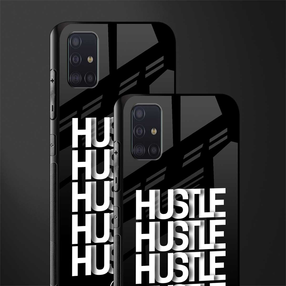 hustle glass case for samsung galaxy a71 image-2