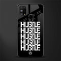 hustle glass case for samsung galaxy f41 image