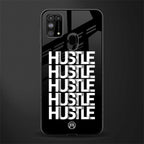 hustle glass case for samsung galaxy f41 image