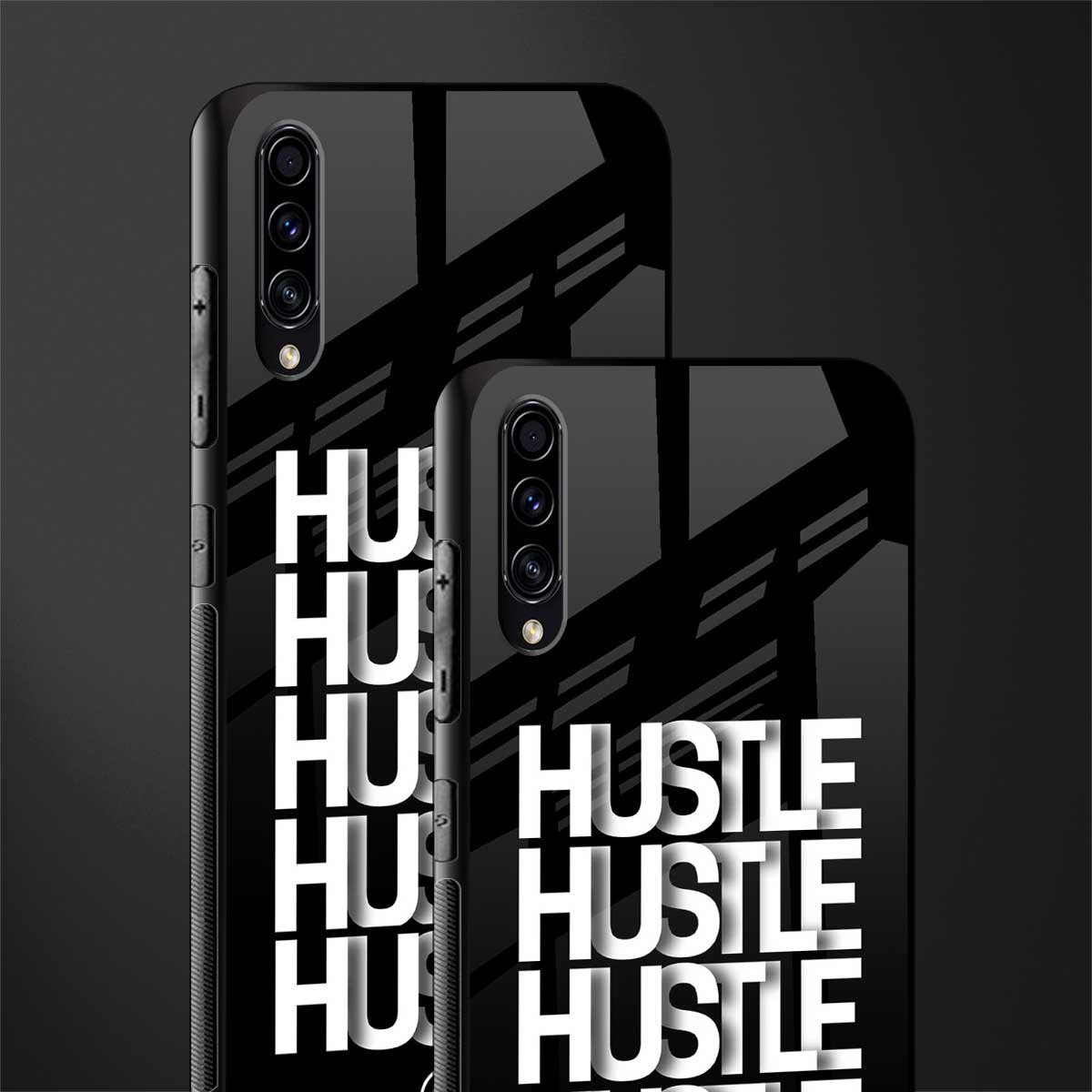 hustle glass case for samsung galaxy a50 image-2