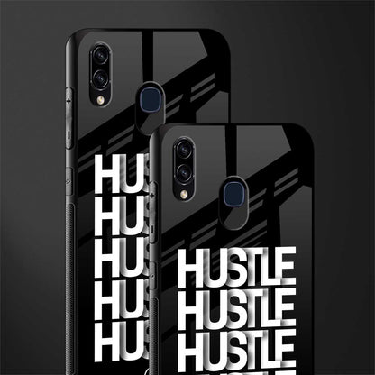 hustle glass case for samsung galaxy a20 image-2