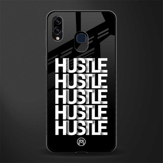 hustle glass case for samsung galaxy a20 image