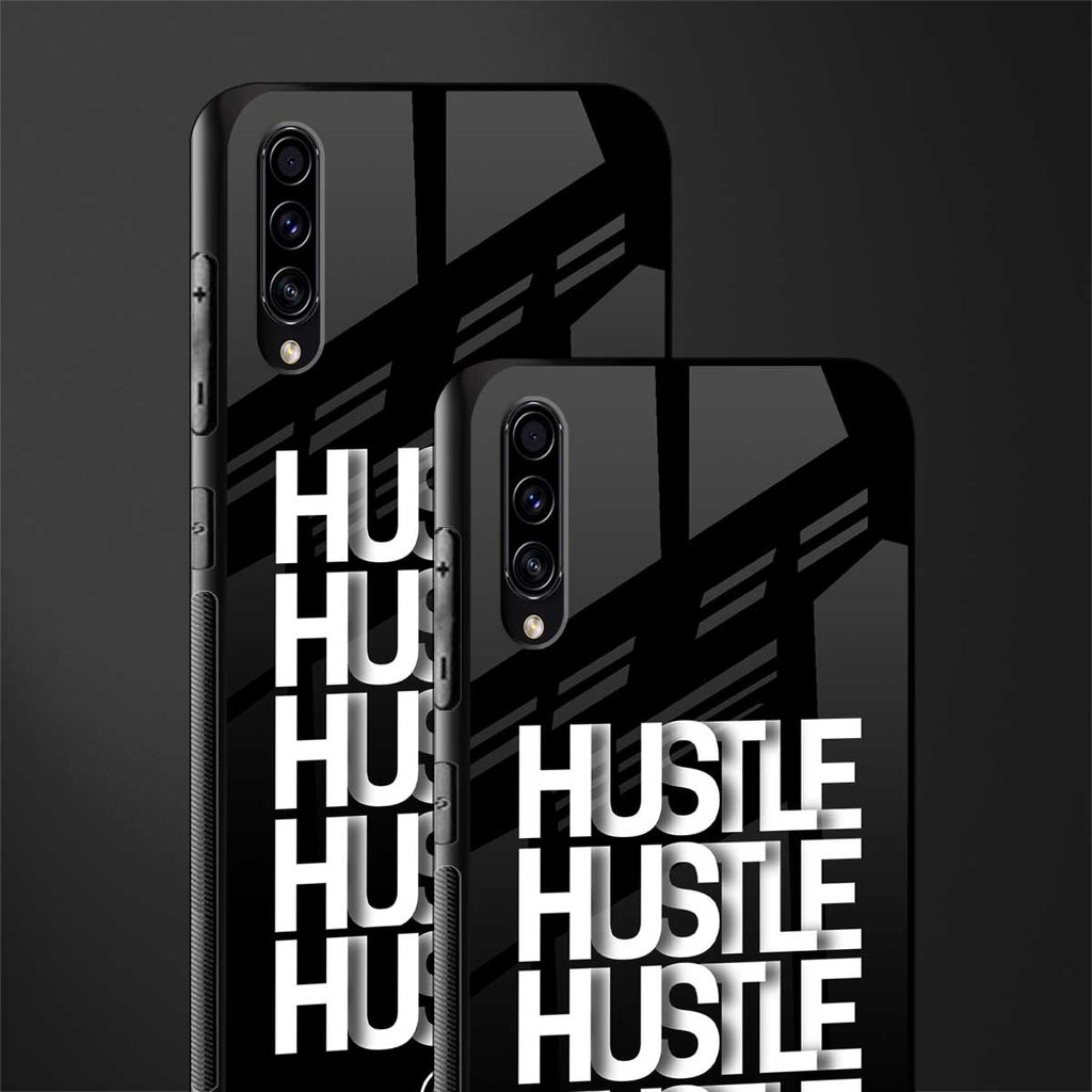 hustle glass case for samsung galaxy a70 image-2