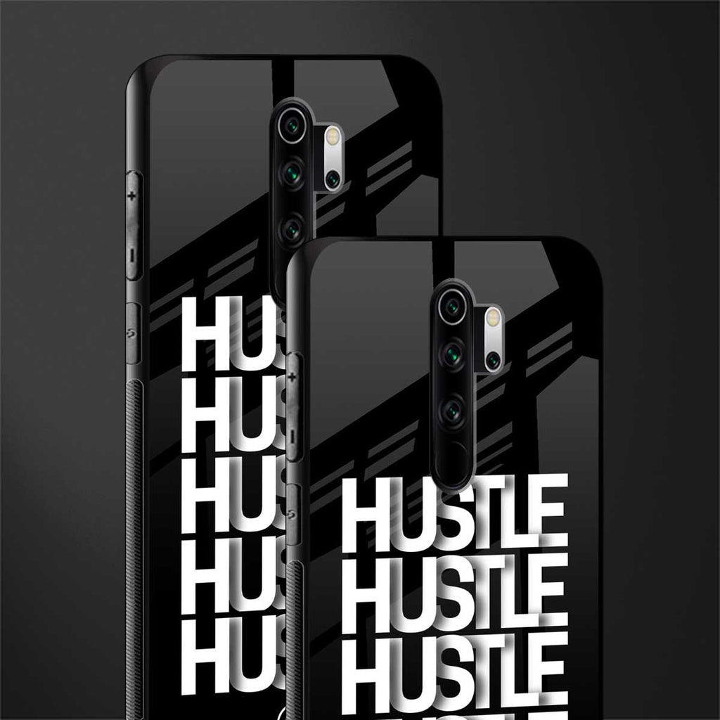 hustle glass case for redmi note 8 pro image-2