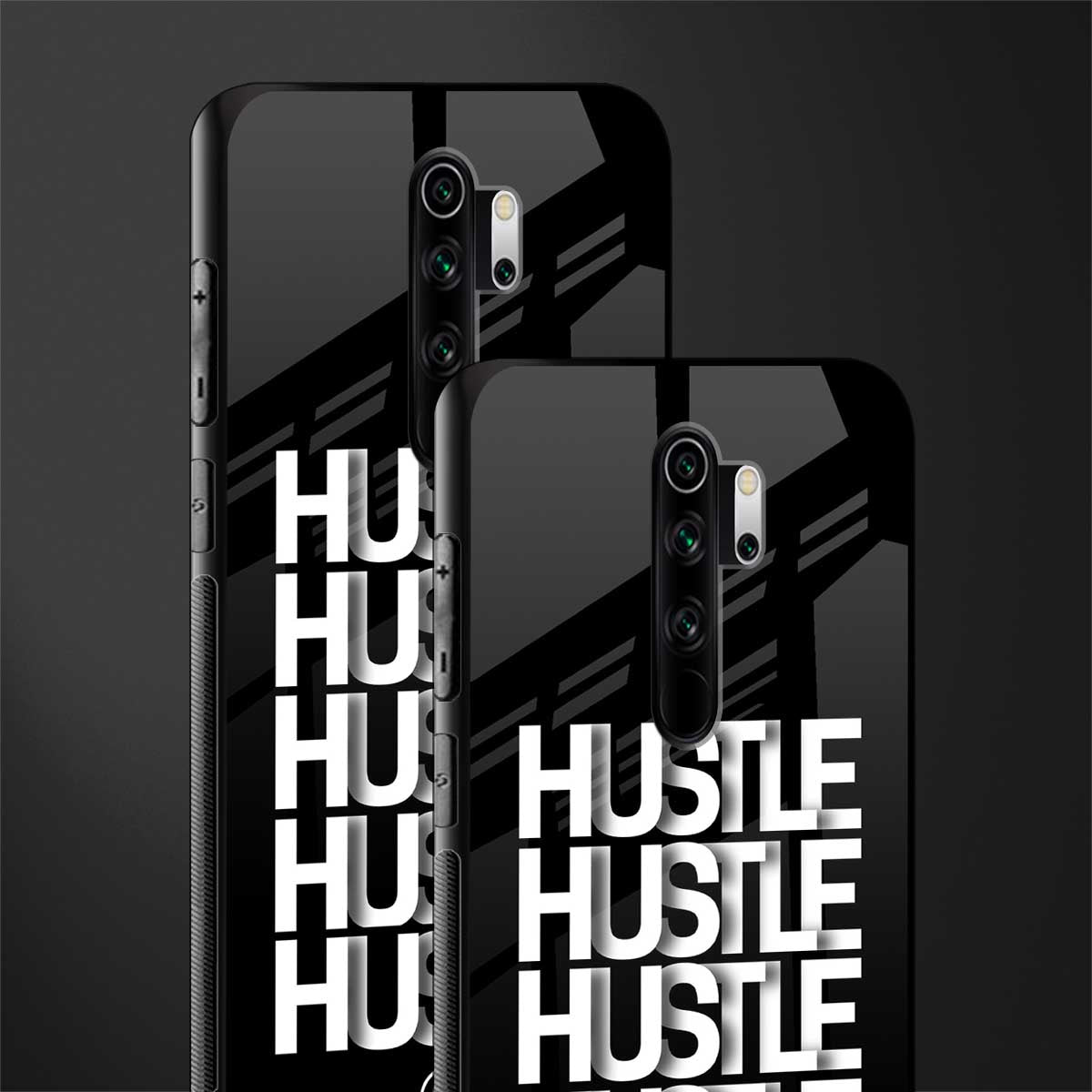 hustle glass case for redmi note 8 pro image-2