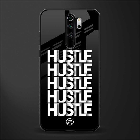 hustle glass case for redmi note 8 pro image