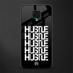 hustle glass case for redmi note 9 pro image