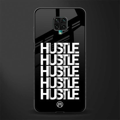 hustle glass case for redmi note 9 pro image