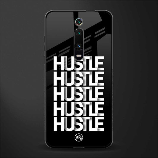 hustle glass case for redmi k20 image