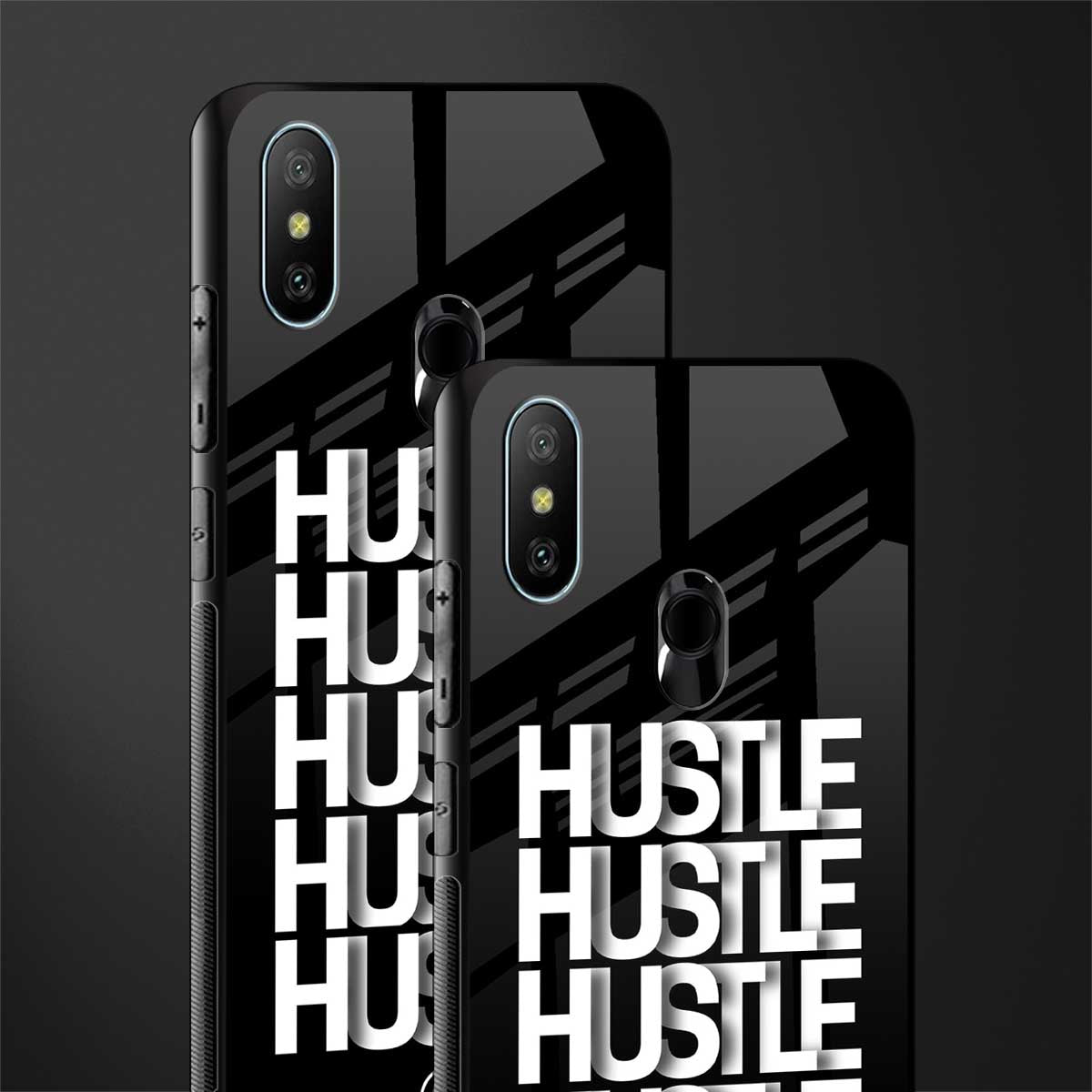 hustle glass case for redmi 6 pro image-2