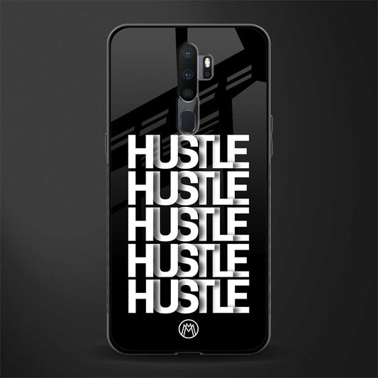 hustle glass case for oppo a5 2020 image