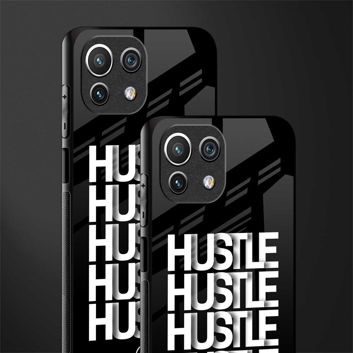 hustle glass case for mi 11 lite image-2